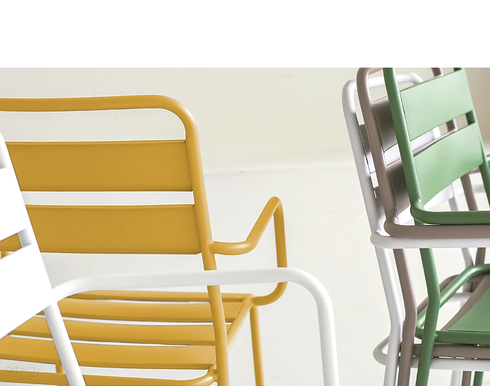 피카소가구【마린체어】제품 이미지 / 키워드 : 야외체어, 체어, 철재체어, 디자인, 인테리어, 야외, 아웃도어, 의자, 파우더코팅, 녹방지 