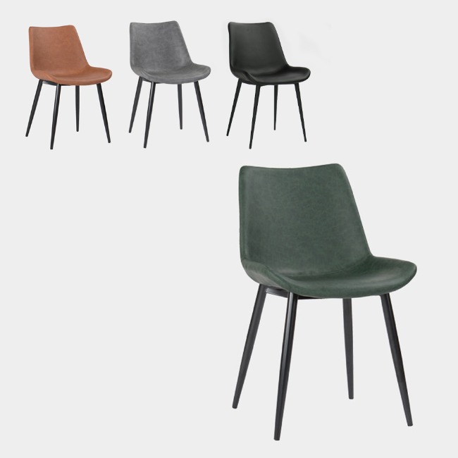 LS203체어ㅣ가죽 철재 카페 디자인 인테리어의자 피카소가구ㅣP8524ㅣAJ581피카소가구