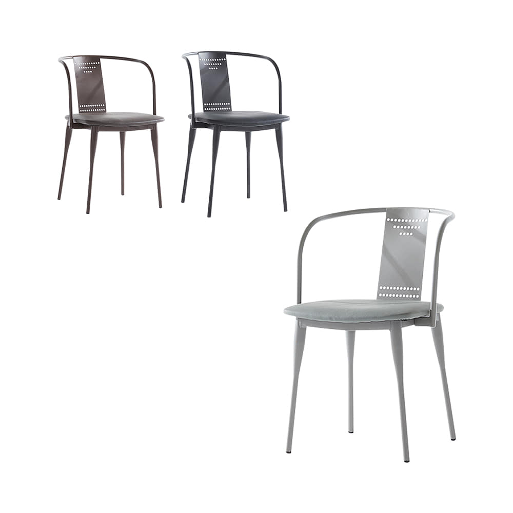 로망(분체)ㅣ카페의자 인테리어의자 디자인체어 철재 식탁의자  피카소가구ㅣP9298ㅣAJ971피카소가구