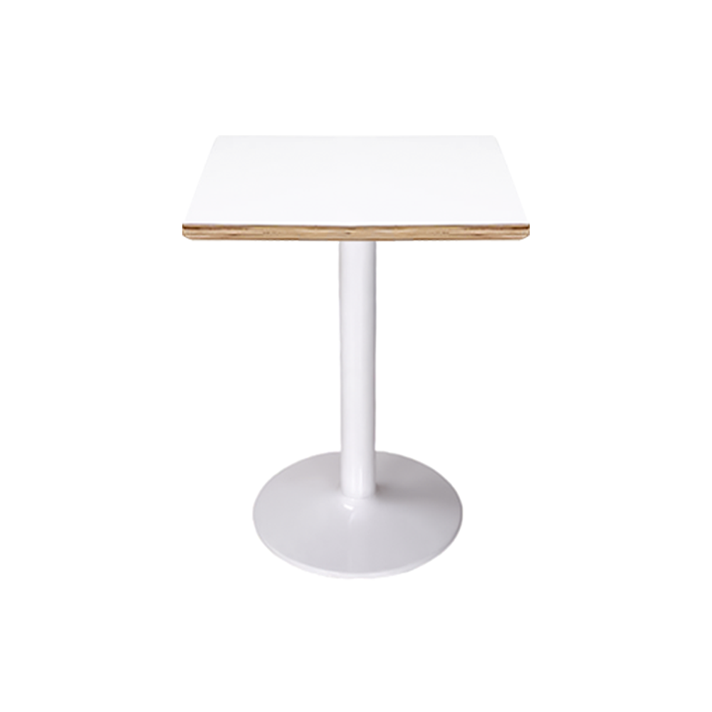 화이트자작합판 화이트원반테이블 | 주문제작 카페테이블 업소용테이블 목재테이블 식탁테이블  | P9485 | GD365피카소가구
